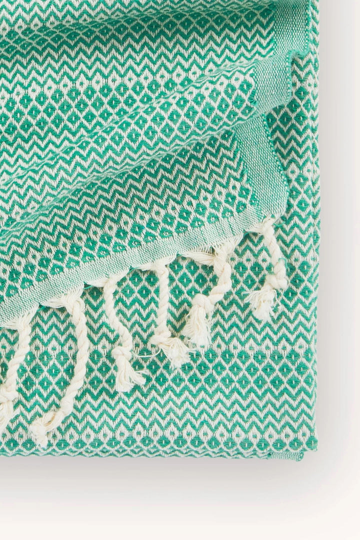 Serviette pour le corps - Isabelle - Verte - Pokoloko