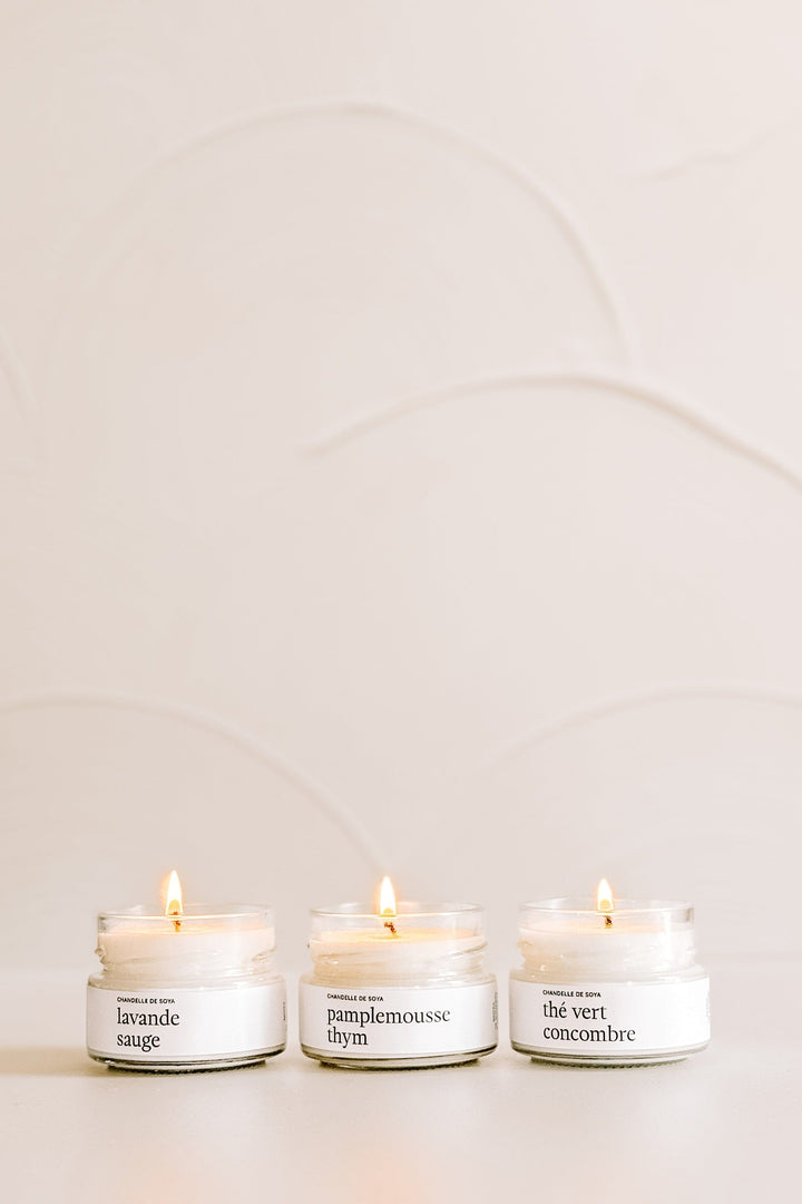 TRIO CHANDELLES DE SOYA - Coup de coeur - 106 ml