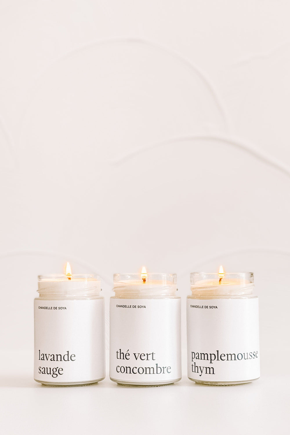 TRIO CHANDELLES DE SOYA - Coups de coeur - 314 ml
