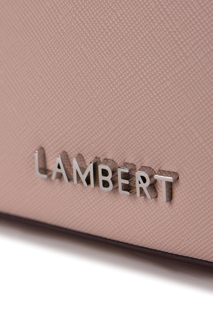 Trousse en cuir vegan - Lambert - BELLA - Mystic pink