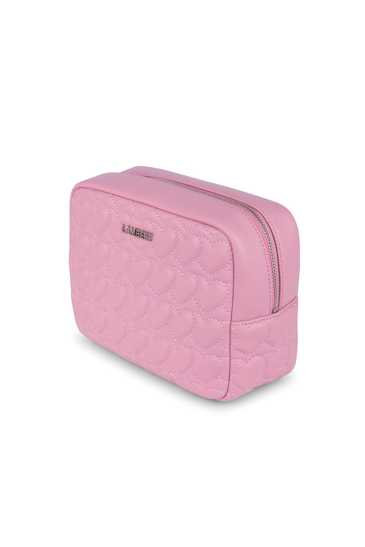 Trousse en cuir vegan - Lambert - Rosie - Whisper pink