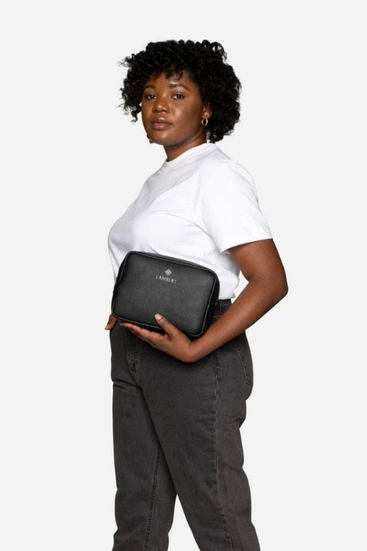 Trousse en cuir vegan - Lambert - ZOE - Noir