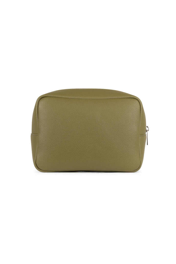 Trousse en cuir vegan - Lambert - ZOE - Olive
