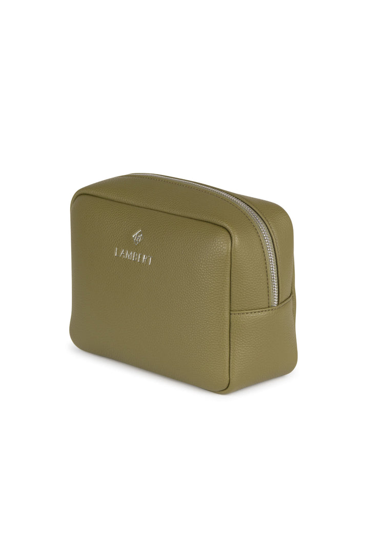 Trousse en cuir vegan - Lambert - ZOE - Olive