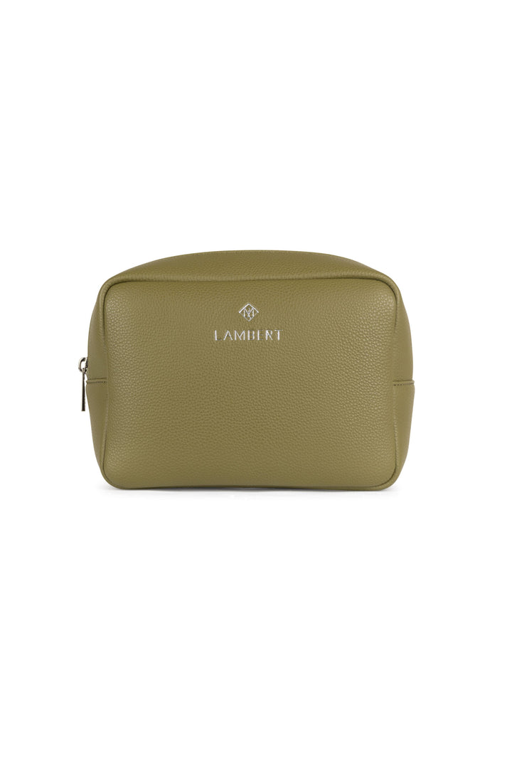 Trousse en cuir vegan - Lambert - ZOE - Olive