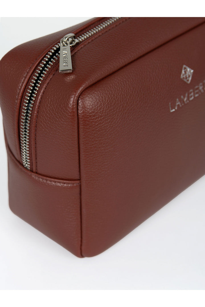 Trousse en cuir vegan - Lambert - ZOE - Rosewood