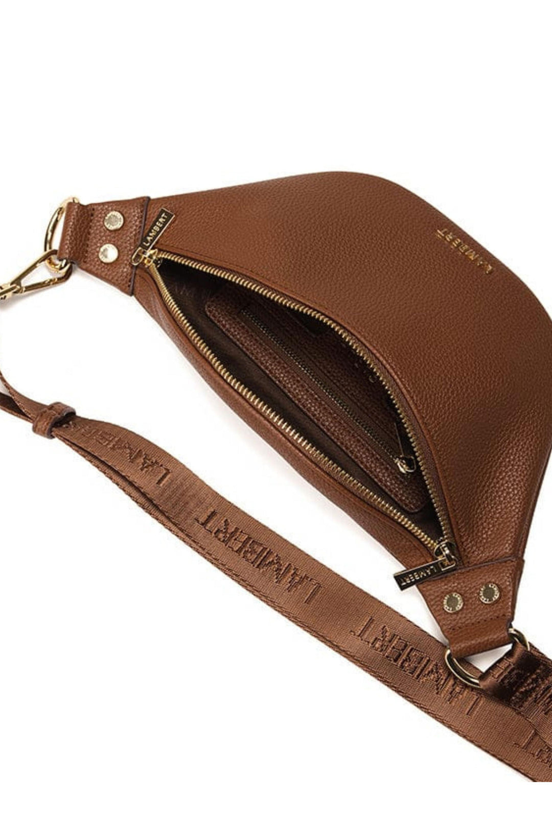 Sac banane en cuir vegan - Lambert - SARAH - Hazelnut Lambert 