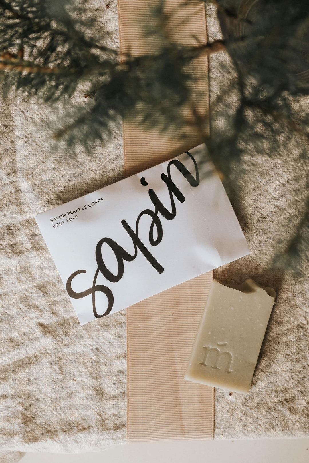 Savon pour le corps - Format voyage - Sapin Marée - Chandelles 