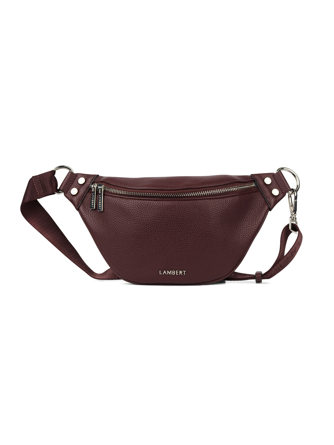Sac banane en cuir vegan - Lambert - SARAH - Mahogany Lambert 