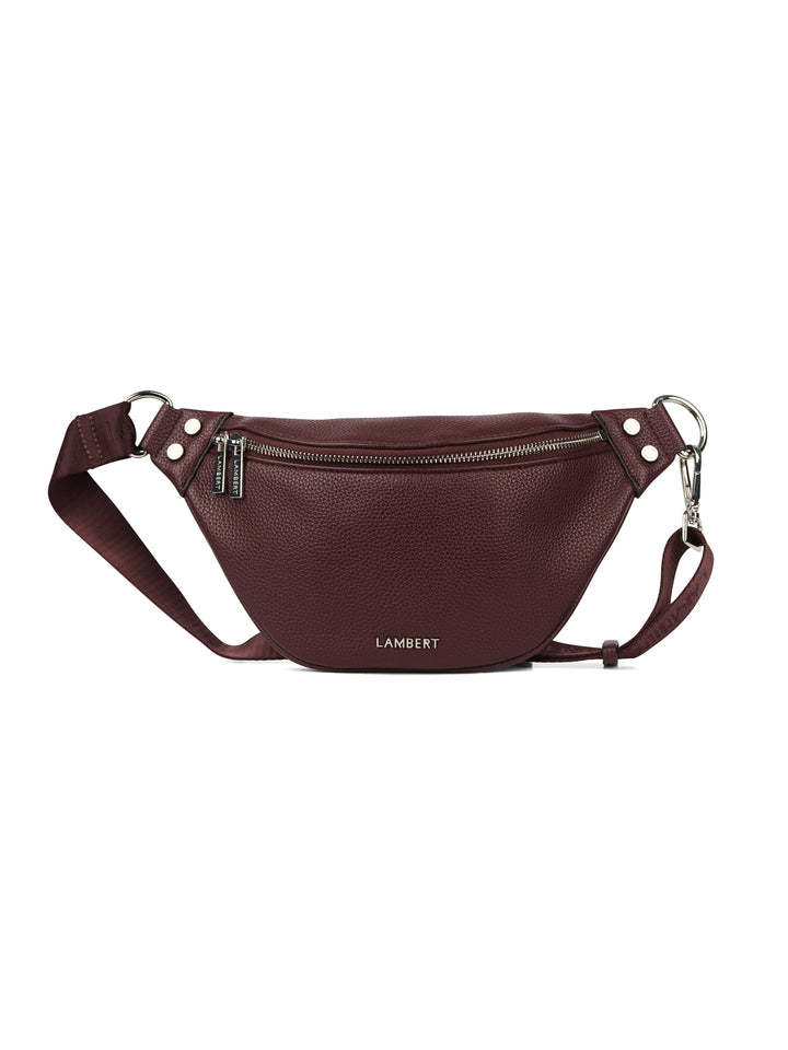 Sac banane en cuir vegan - Lambert - SARAH - Mahogany Lambert 