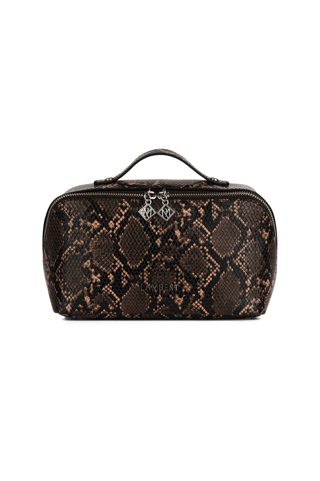Trousse en cuir vegan - Lambert - JOLIE - Sepia