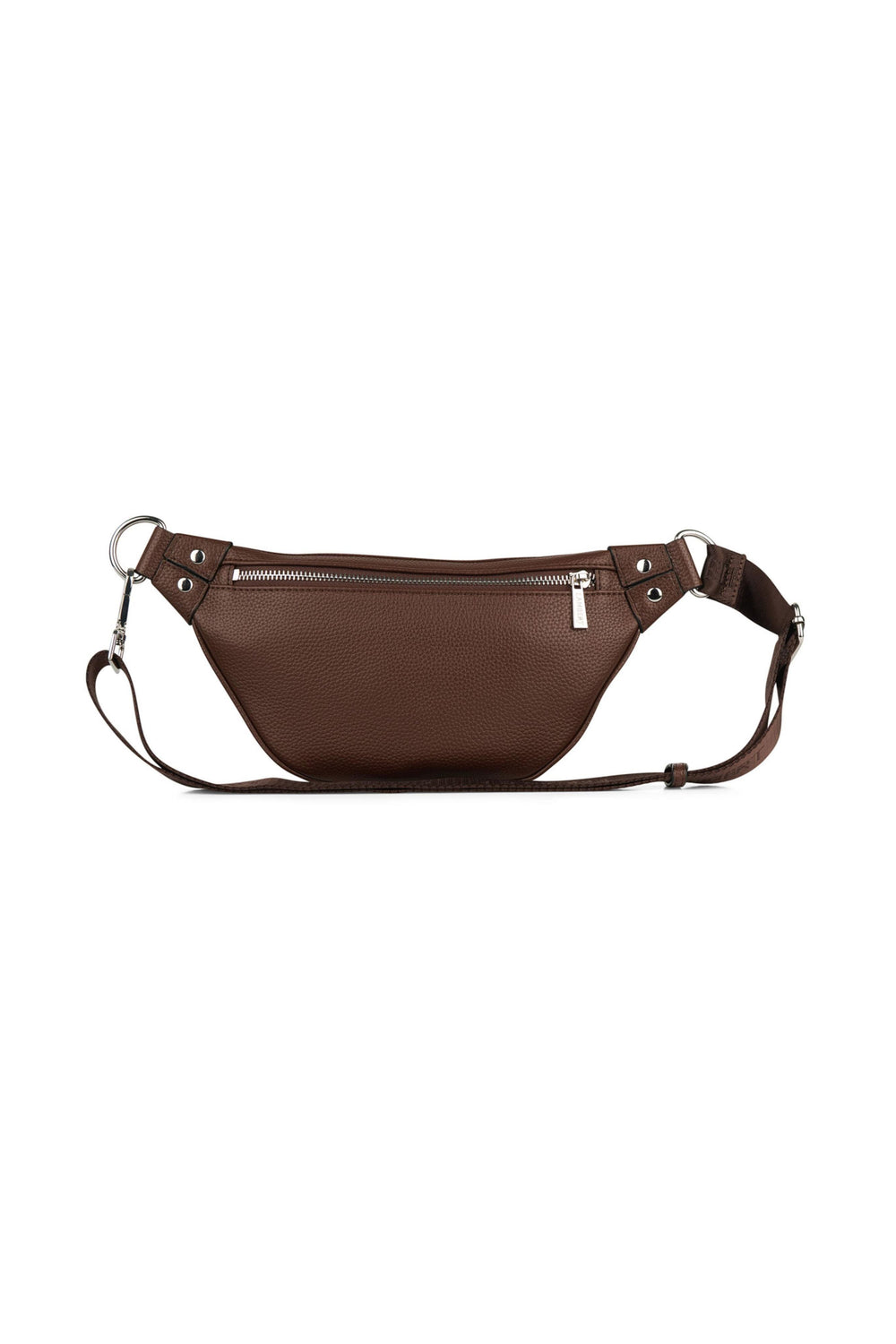 Sac banane en cuir vegan - Lambert - SARAH - Chocolat