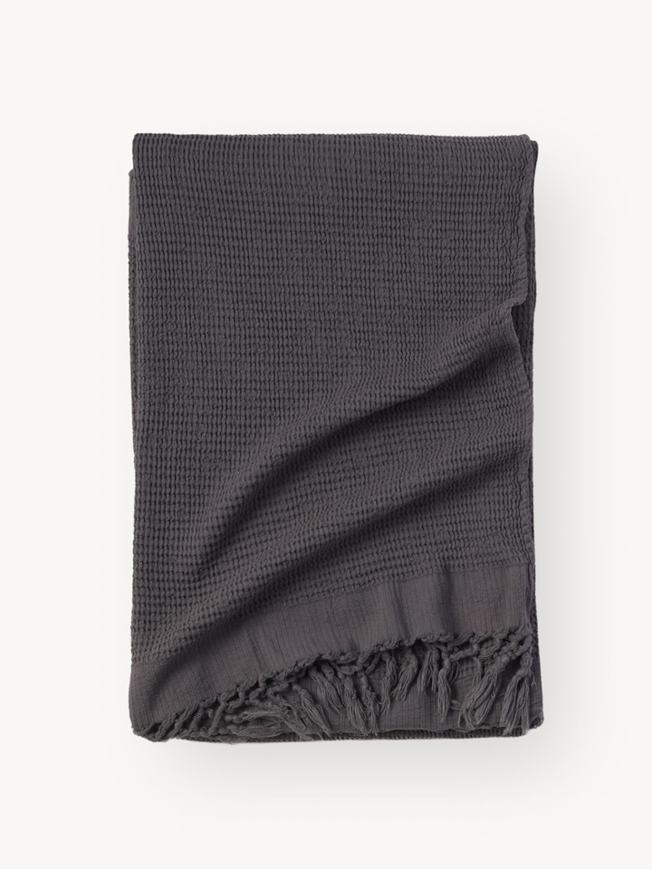 Crinkle throwblanket - Beige - Pokoloko