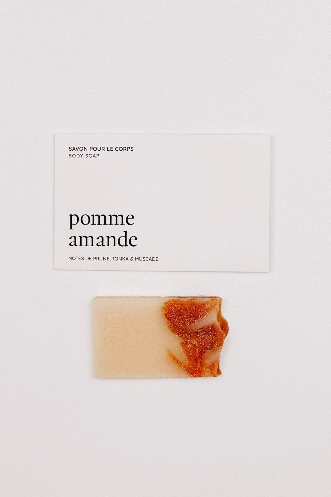 Savon pour le corps - Format voyage - Pomme amande Marée - Chandelles 