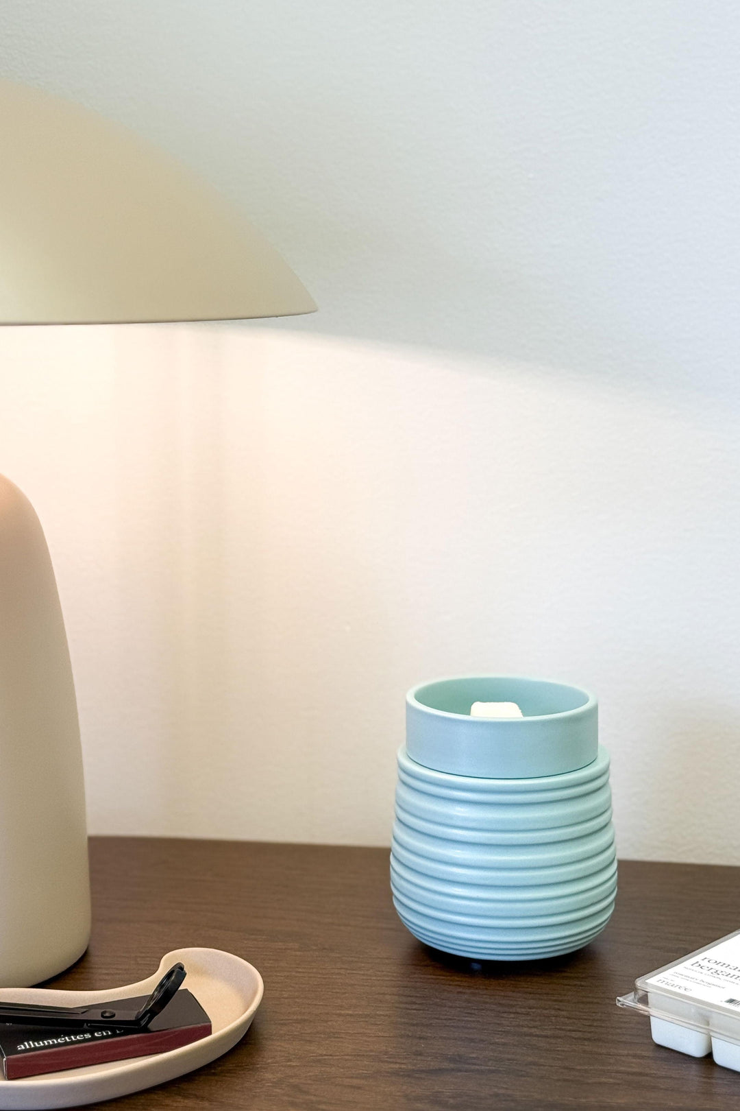 DIFFUSEUR CUBES DE CIRE - 2 en 1 - Bleu pâle Diffuseurs Candle warmer 