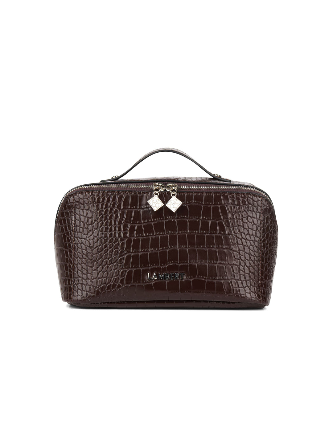 Trousse en cuir vegan - Lambert - JOLIE - Bark croco Lambert 