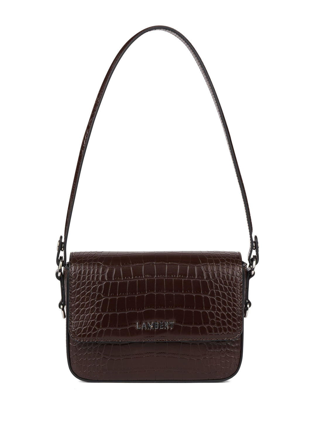 Sac à main en cuir vegan - Lambert - AMELIE - Bark croco Lambert 