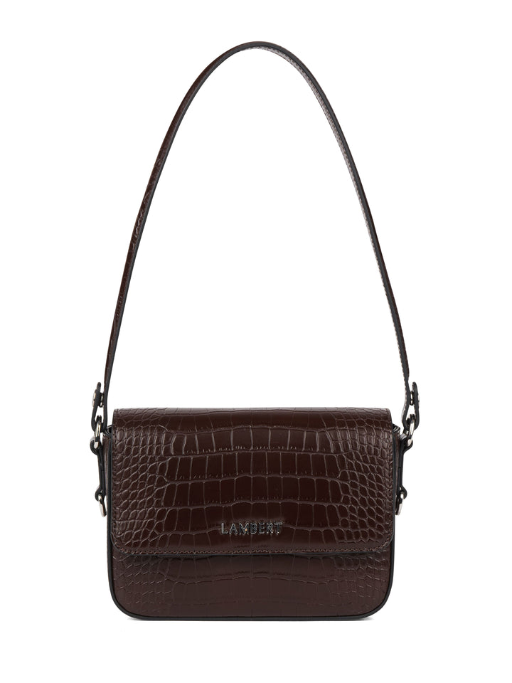Sac à main en cuir vegan - Lambert - AMELIE - Bark croco Lambert 