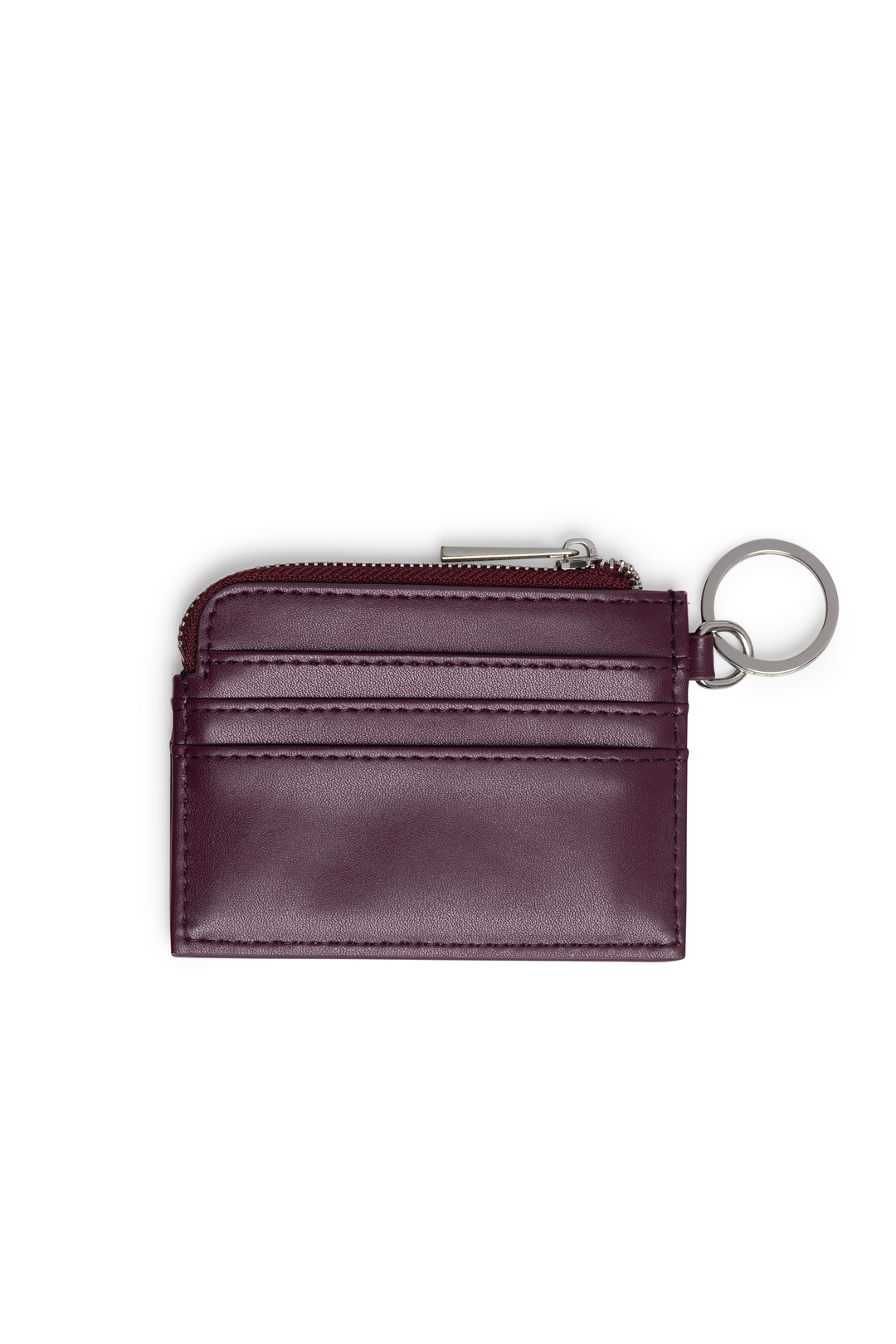 Vegan leather cardholder - Lambert - MELODY - Denim