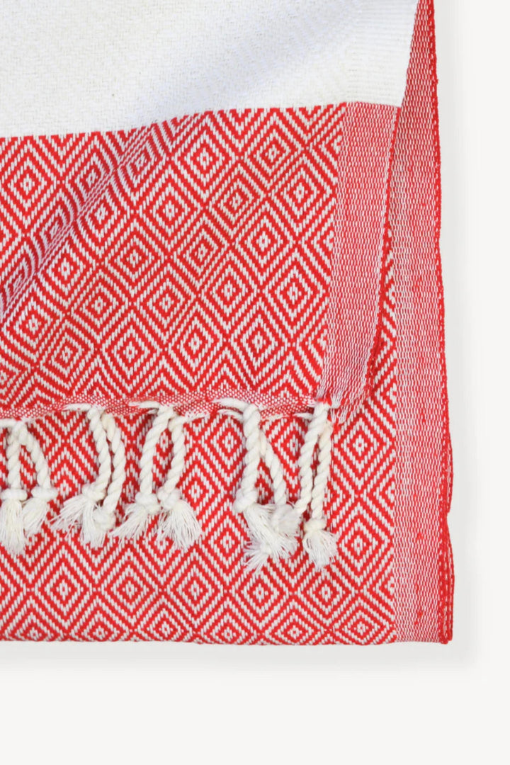 Serviette pour le corps - Diamant - Rouge - Pokoloko Pokoloko 