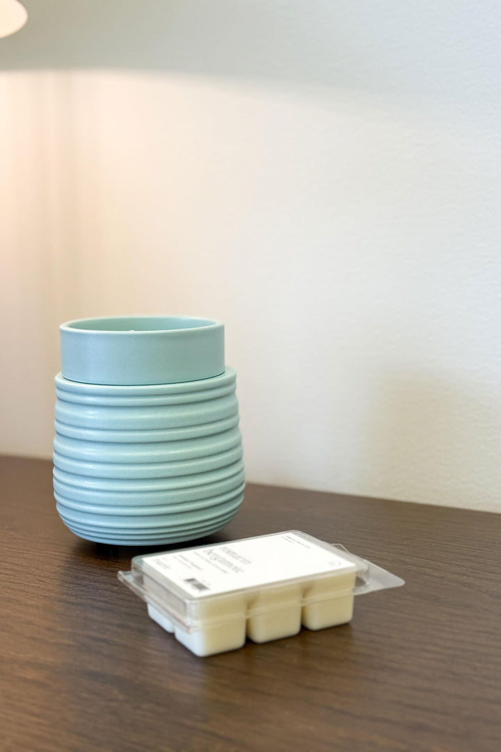 DIFFUSEUR CUBES DE CIRE - 2 en 1 - Bleu pâle Diffuseurs Candle warmer 