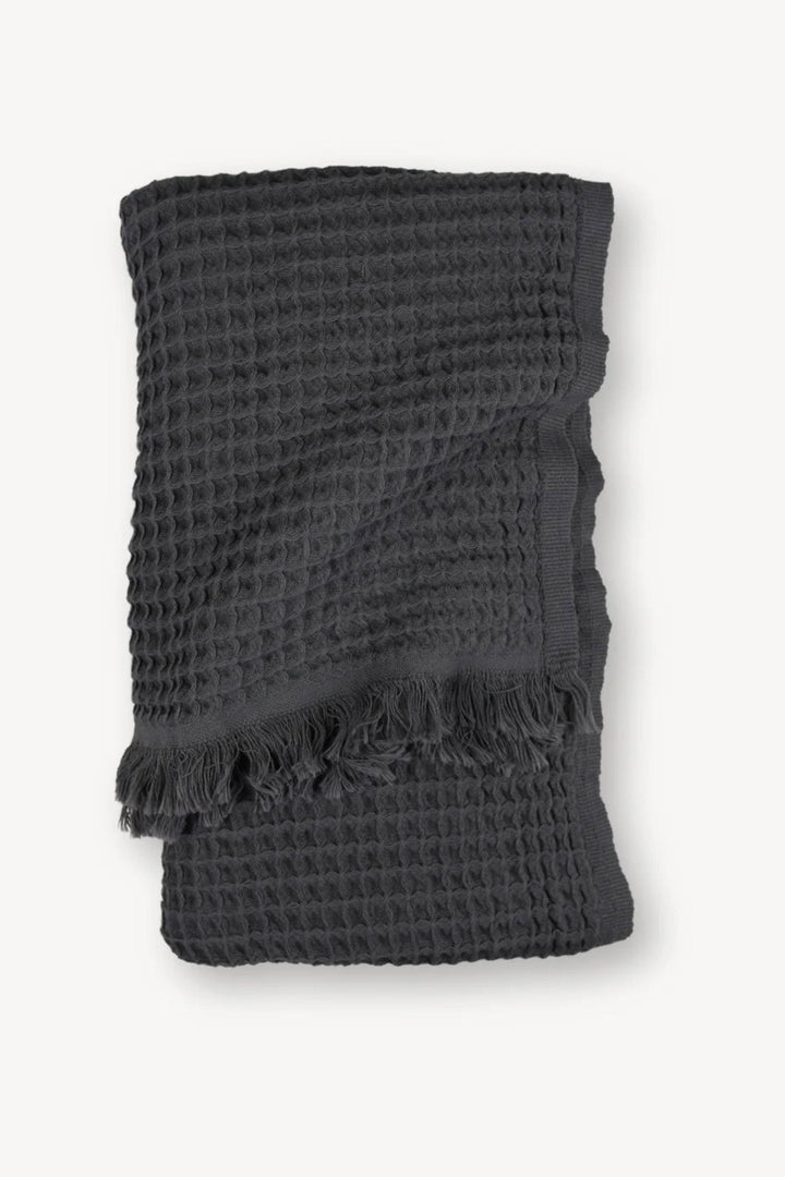 Serviette pour le corps - Gaufré français - Anthracite Pokoloko 