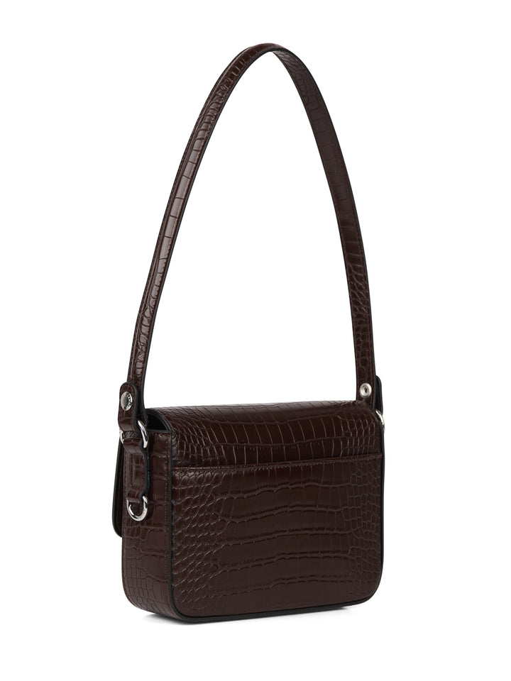 Sac à main en cuir vegan - Lambert - AMELIE - Bark croco Lambert 