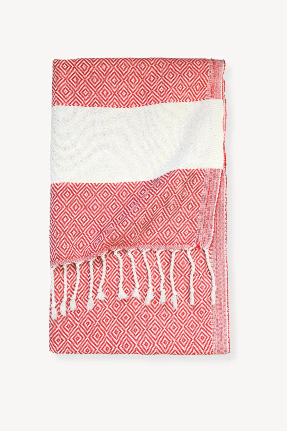 Serviette à mains - Diamant - Rouge - Pokoloko Pokoloko 