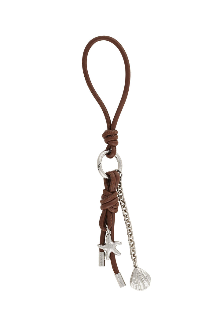 Porte-clés avec breloques en cuir vegan - Lambert - FIDJI - Hazelnut Lambert 