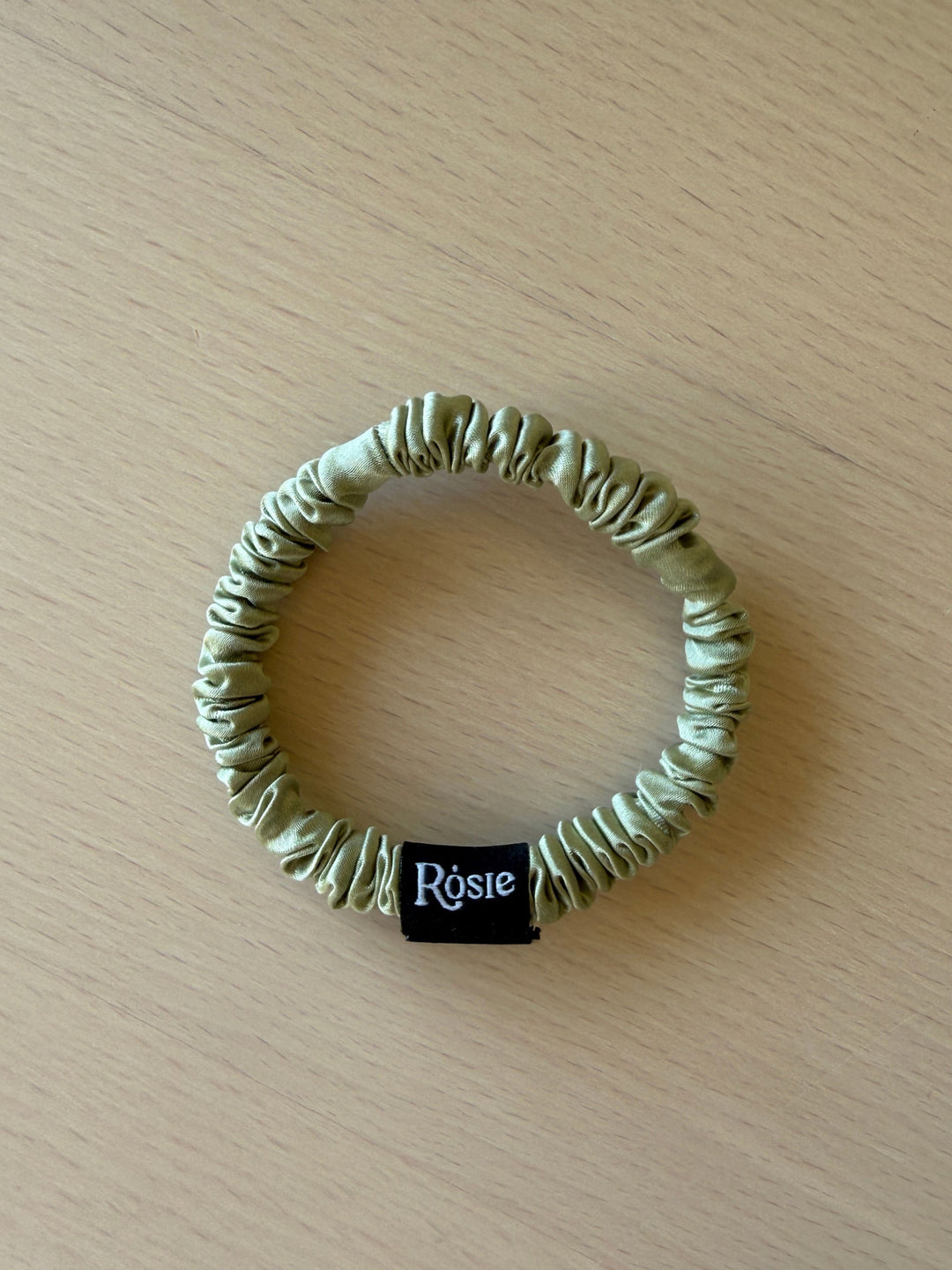 Chouchou pour les cheveux - Mini - Soie de mûrier - Rosie Rosie Sauge 