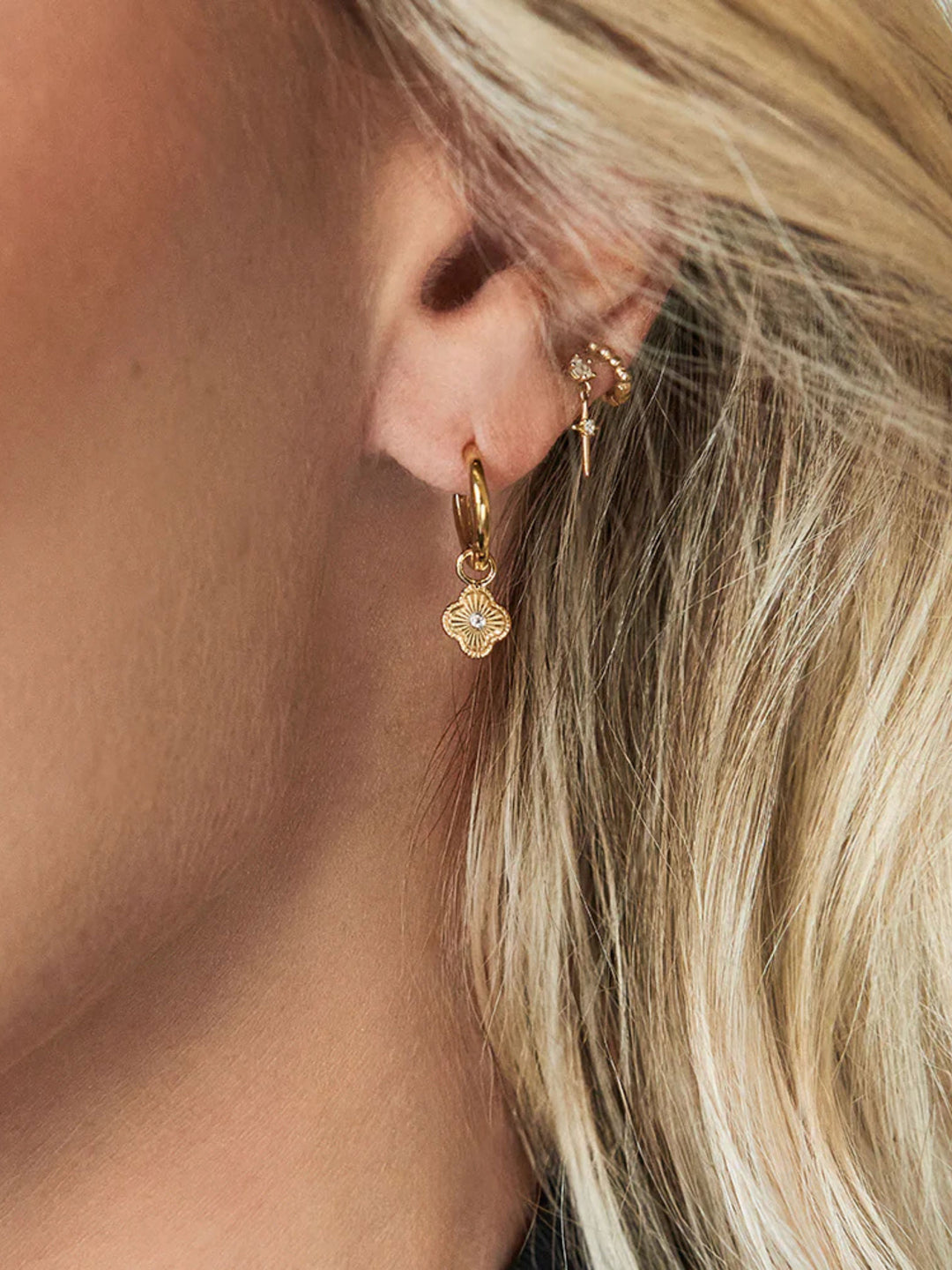 Boucles dormeuses - Paula II - Argent MIA - Bijoux 