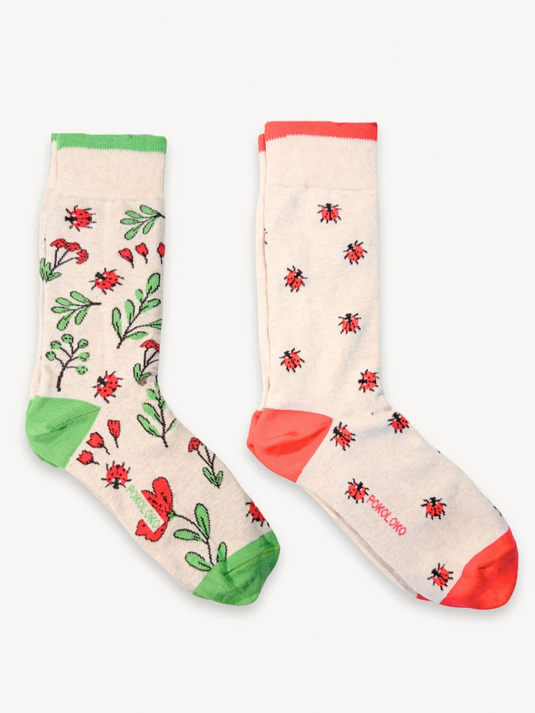 Ensemble de chaussettes - Coton Pima - Pokoloko - Ladybug Pokoloko 