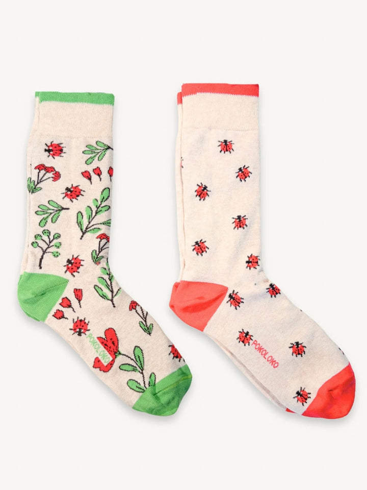 Ensemble de chaussettes - Coton Pima - Pokoloko - Ladybug Pokoloko 
