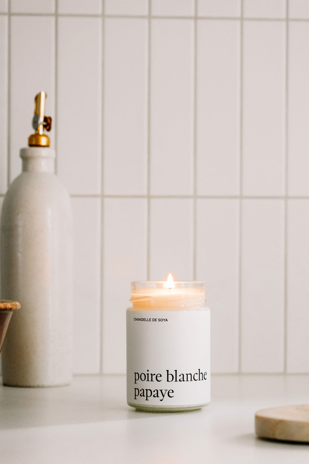 CHANDELLE DE SOYA - Poire blanche papaye