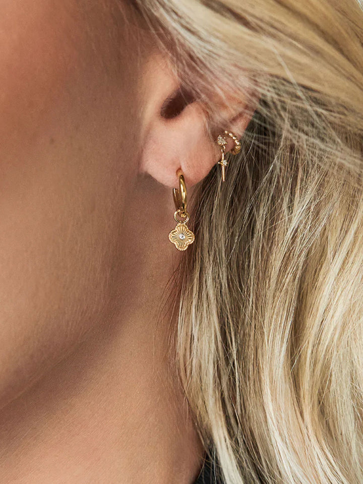 Boucles dormeuses - Paula II - Or MIA - Bijoux 