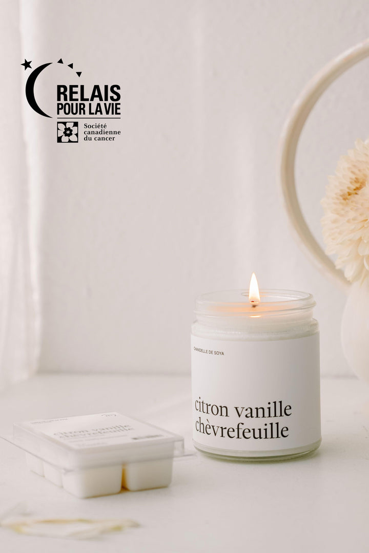 Ensemble découverte - Relais pour la vie - Caroline - Citron vanille chèvrefeuille Caritatif 