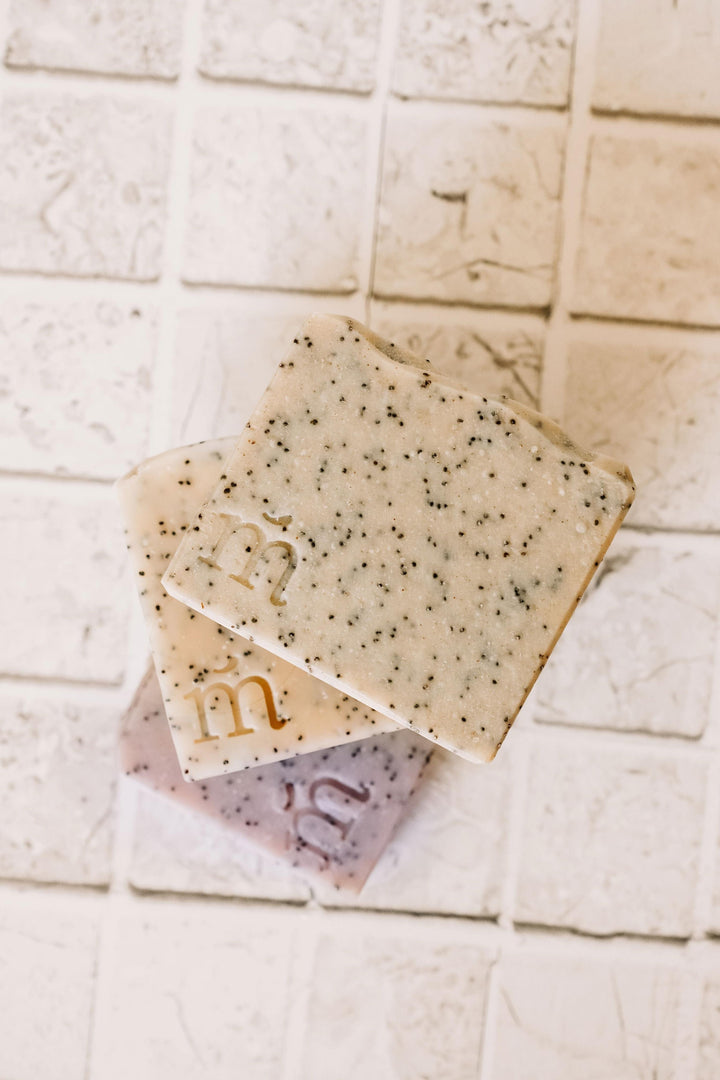 Ensemble complet - Savons exfoliants pour le corps Marée - Chandelles 