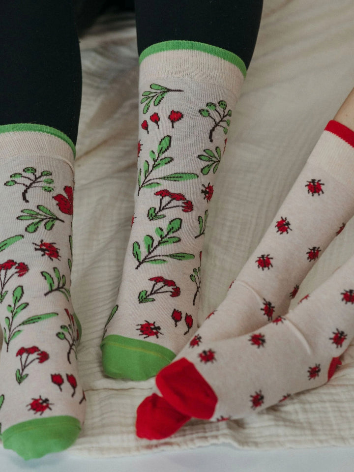Ensemble de chaussettes - Coton Pima - Pokoloko - Ladybug Pokoloko 