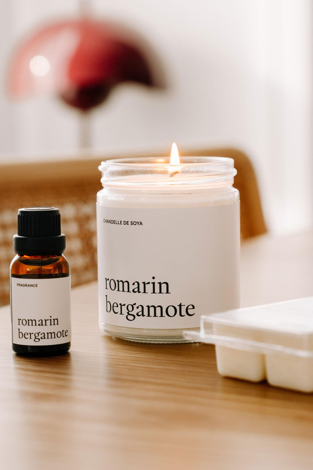 Ensemble découverte - Romarin bergamote Marée - Chandelles 