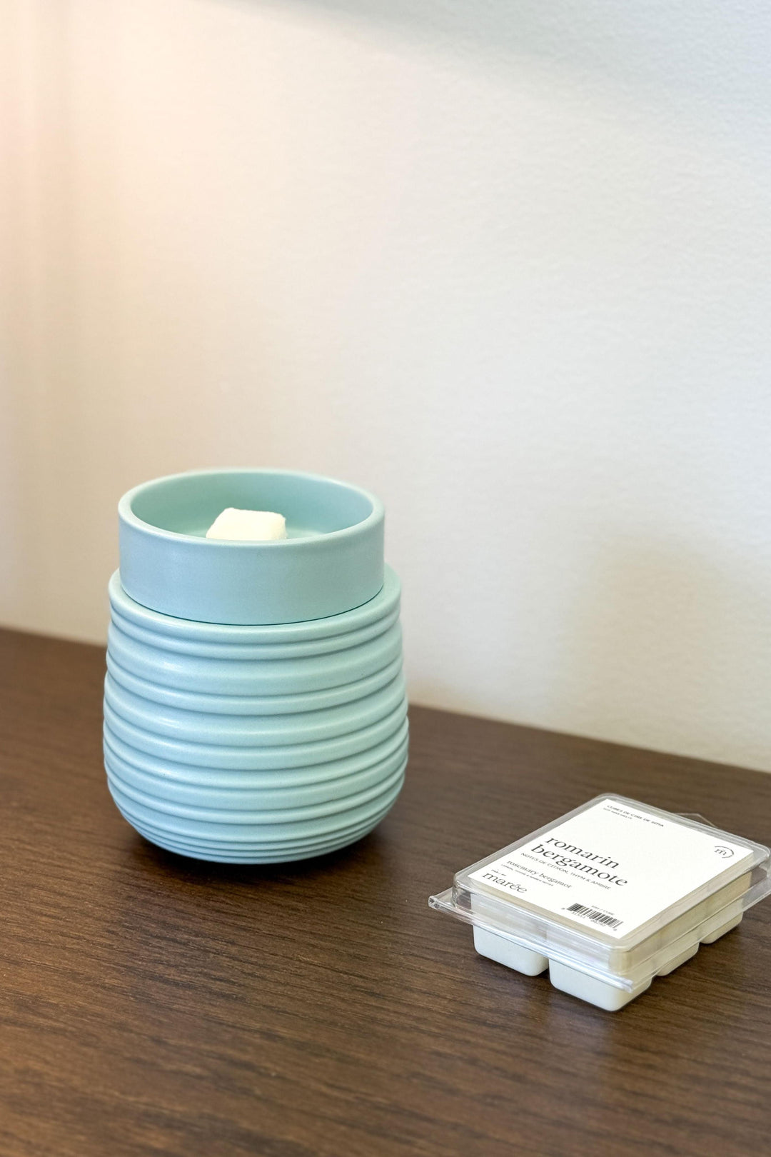 DIFFUSEUR CUBES DE CIRE - 2 en 1 - Bleu pâle Diffuseurs Candle warmer 