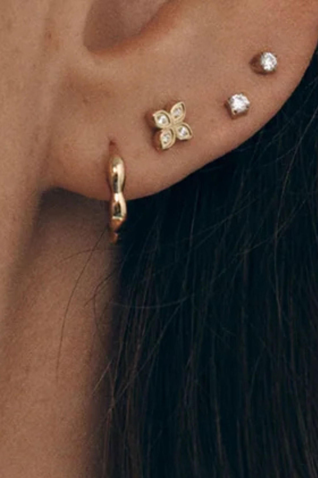 Boucles dormeuses - Fiona - Or