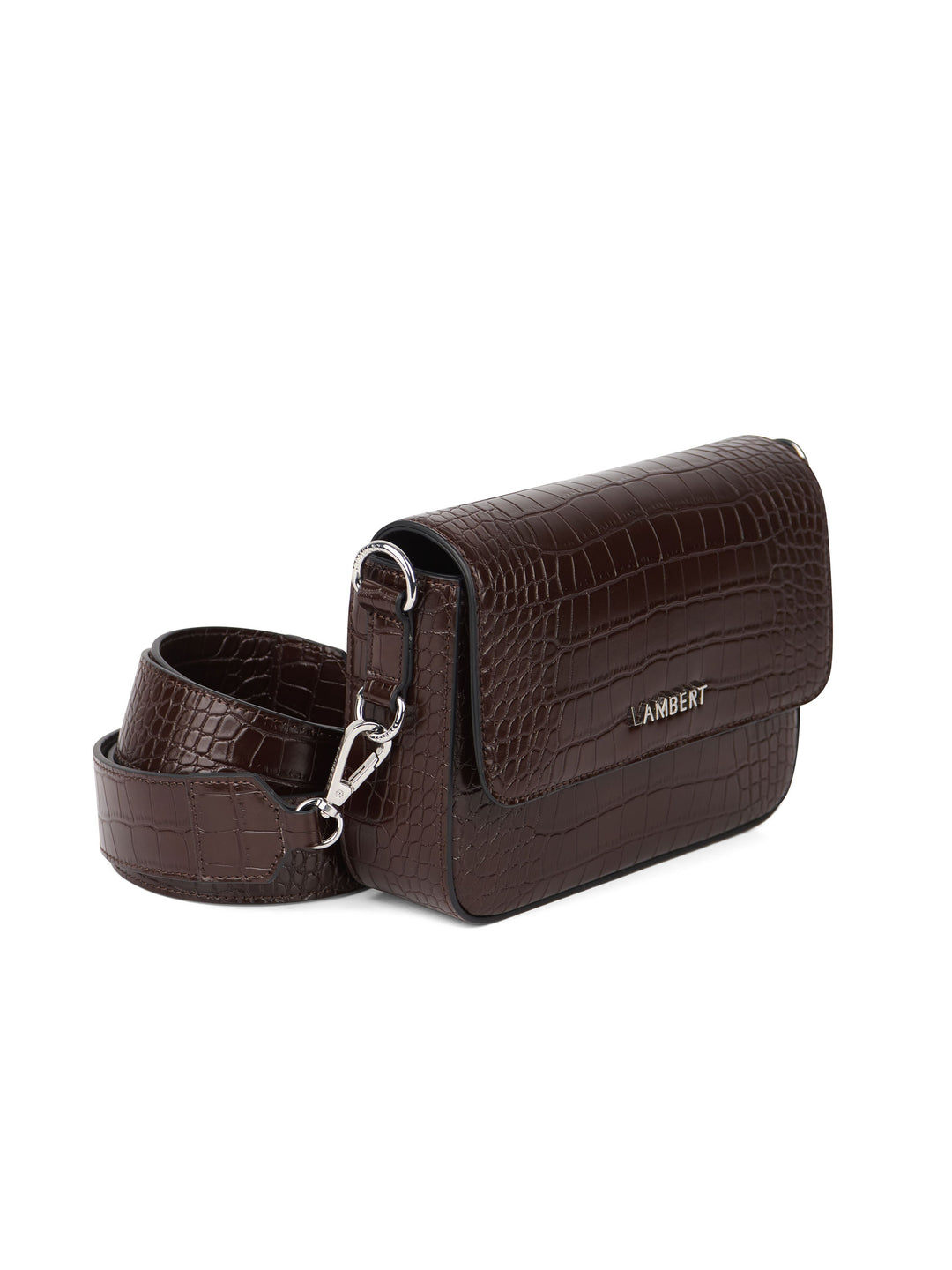 Sac à main en cuir vegan - Lambert - AMELIE - Bark croco Lambert 