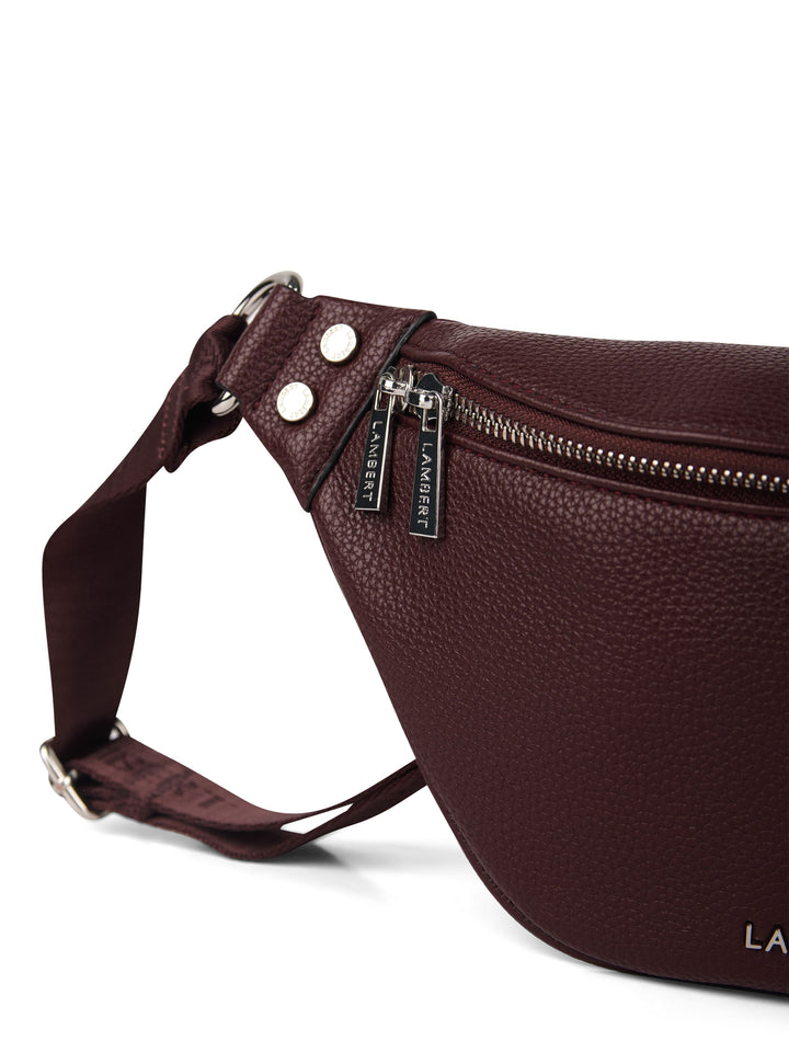Sac banane en cuir vegan - Lambert - SARAH - Mahogany Lambert 