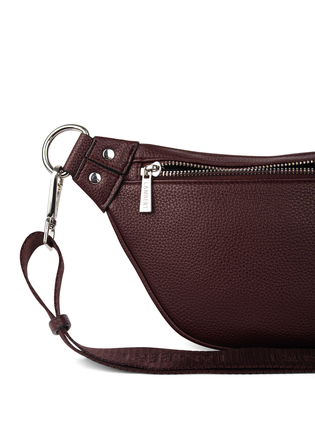 Sac banane en cuir vegan - Lambert - SARAH - Mahogany Lambert 