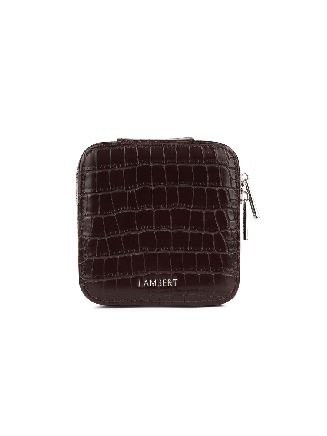 Trousse à bijoux en cuir vegan - Lambert - NOELLE - Bark croco Lambert 