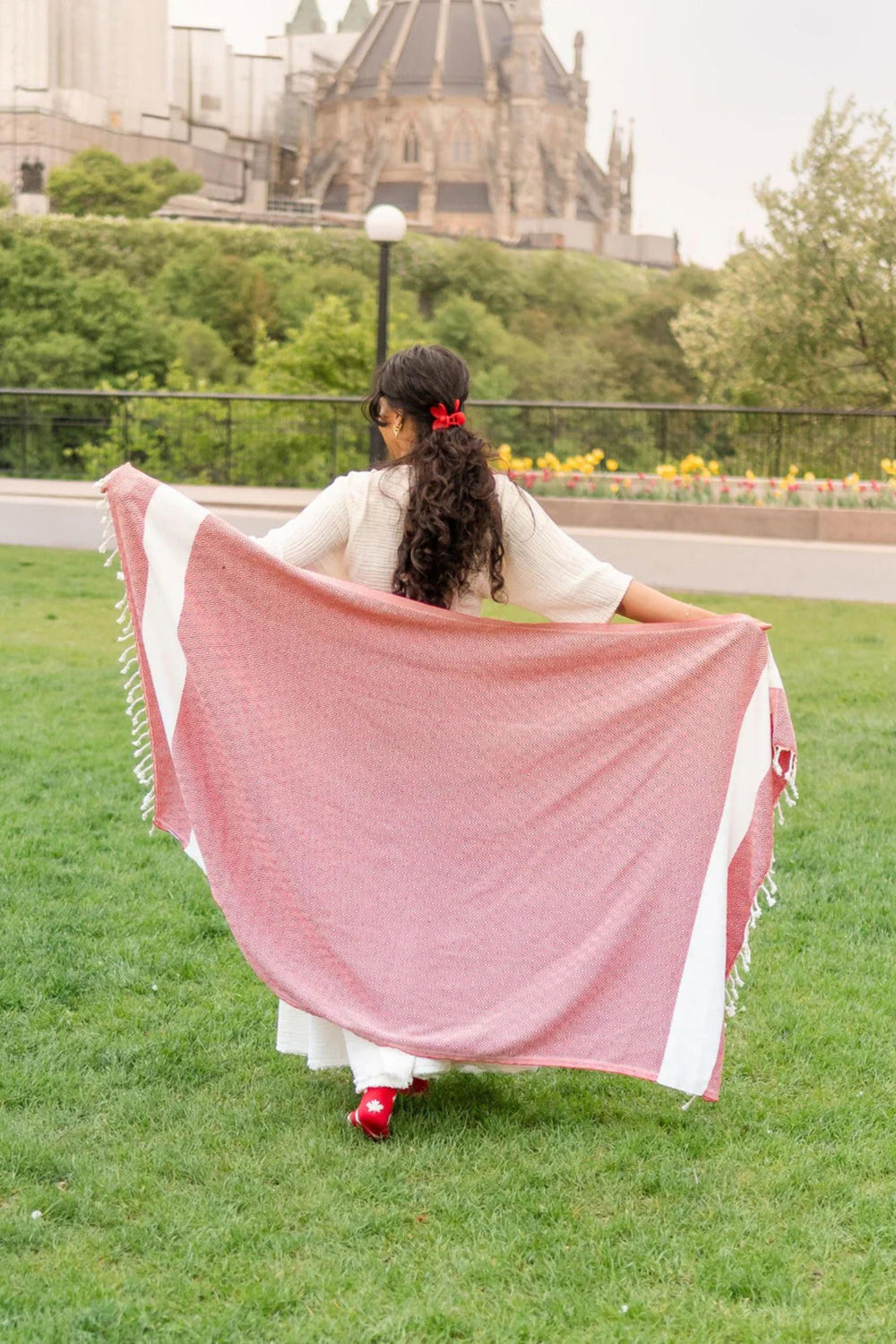 Serviette pour le corps - Diamant - Rouge - Pokoloko Pokoloko 