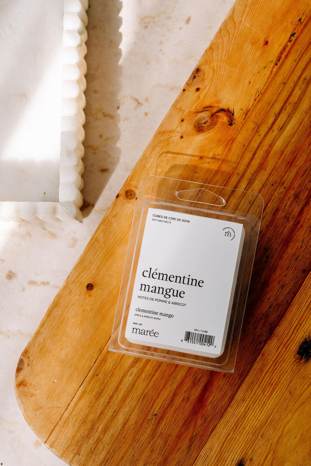 CUBES DE CIRE DE SOYA POUR DIFFUSEUR - Clémentine mangue