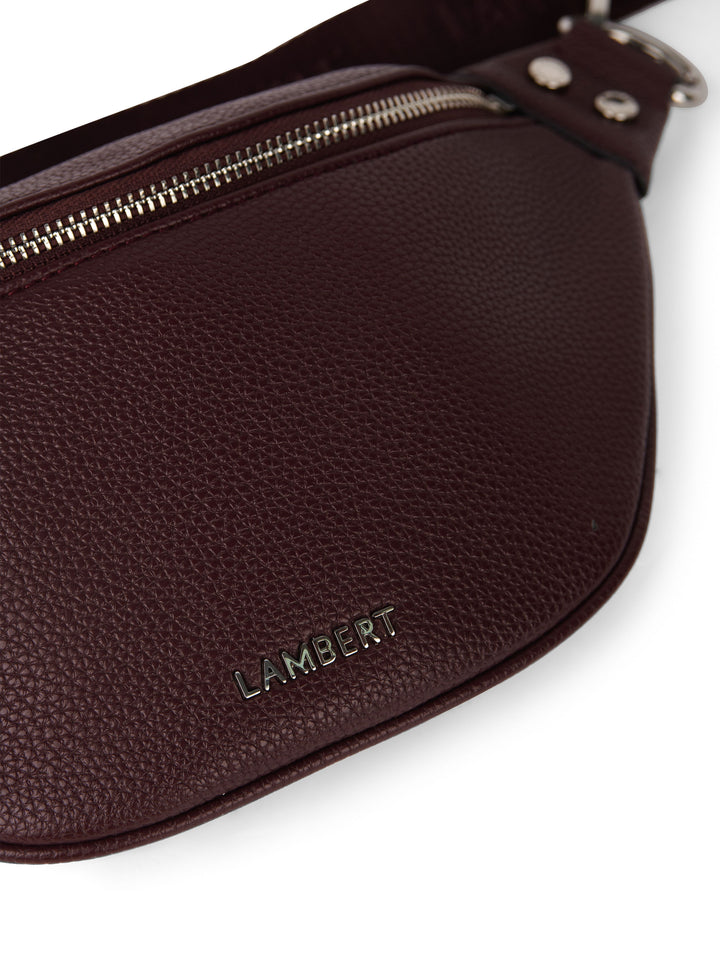 Sac banane en cuir vegan - Lambert - SARAH - Mahogany Lambert 