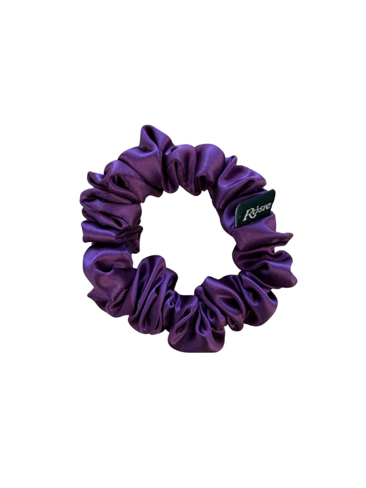 Chouchou pour les cheveux - Petit - Soie de mûrier - Rosie Rosie Mauve raisin 