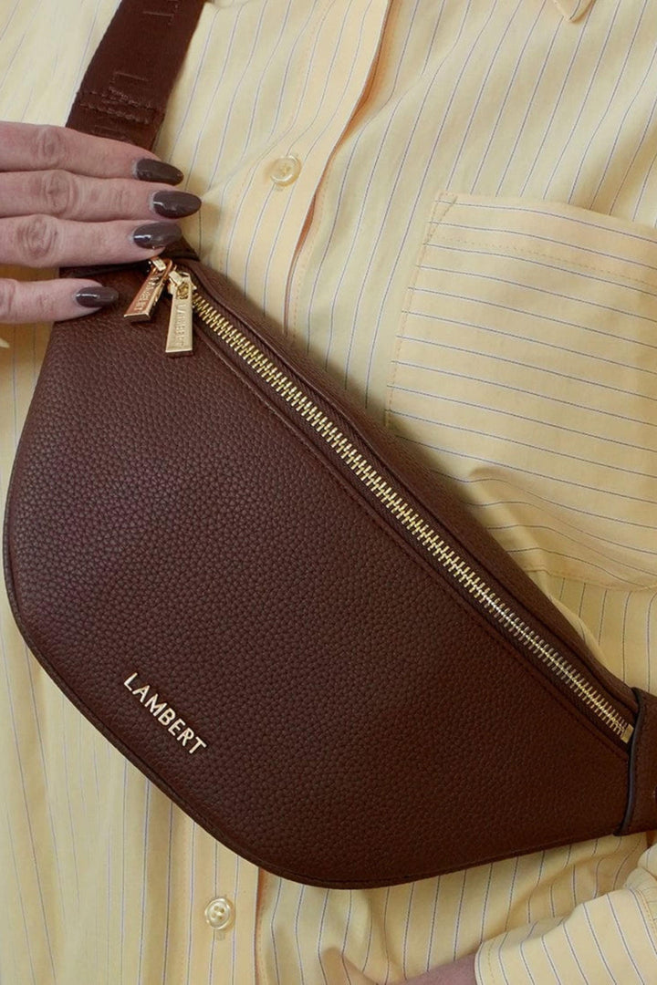 Sac banane en cuir vegan - Lambert - SARAH - Hazelnut Lambert 